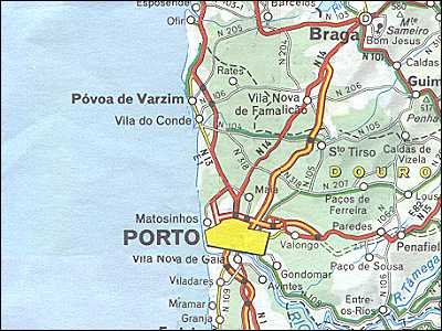 Alentejo map